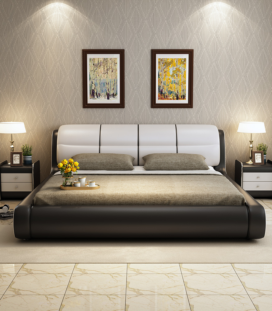 modern upholstered bed
