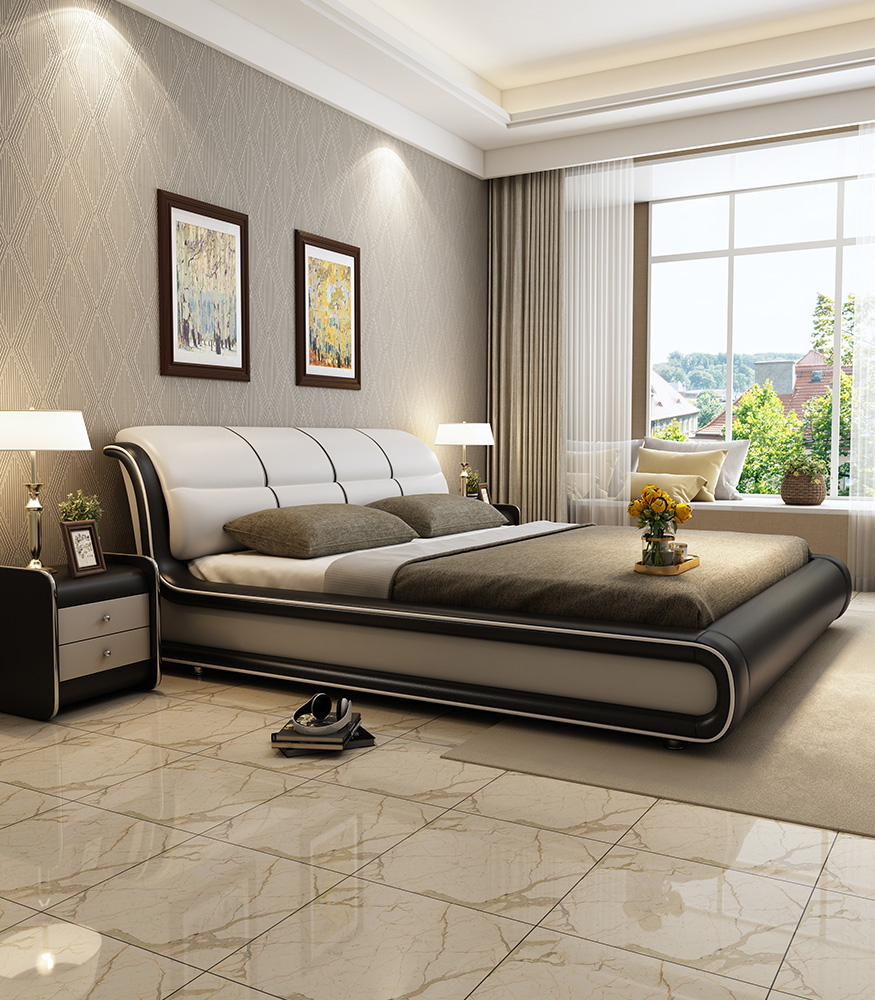 upholstered bed frame