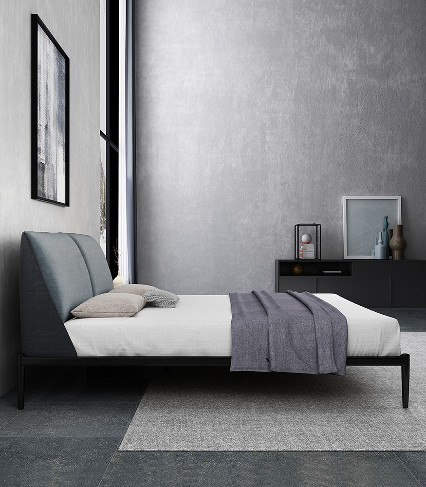 metal bed frame twin