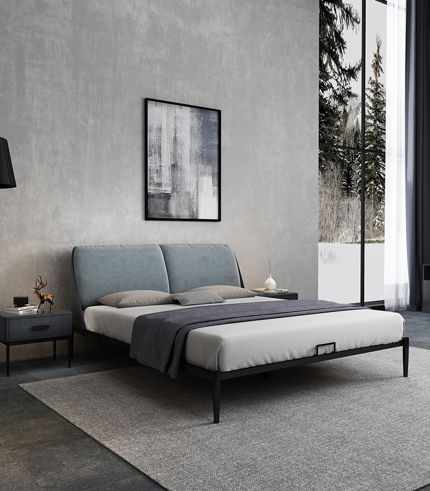 metal bed frame queen